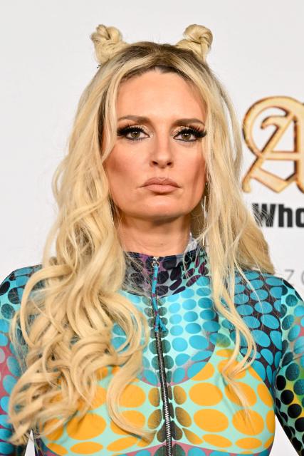 Australian comedian Morgana Robinson attends the premiere of Amazon MGM Studio's "Ali G: Who Iz I?" at the Hollywood American Legion Post 43 in Los Angeles on October 14, 2026. (Photo by Katie FLORES / AFP)