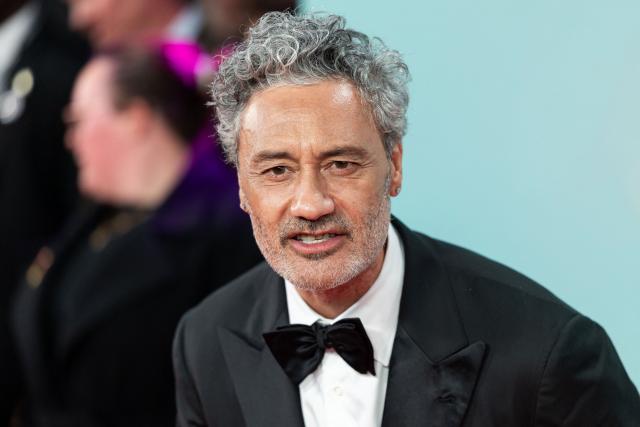 New Zealand director Taika Waititi poses on the red carpet upon arrival to attend the gala screening of the film "Klara and the Sun" at the Royal Festival Hall in London, October 15, 2026, during the BFI London Film Festival. (Photo by Brook Mitchell / AFP)