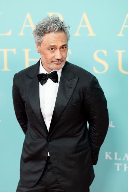 New Zealand director Taika Waititi poses on the red carpet upon arrival to attend the gala screening of the film "Klara and the Sun" at the Royal Festival Hall in London, October 15, 2026, during the BFI London Film Festival. (Photo by Brook Mitchell / AFP)
