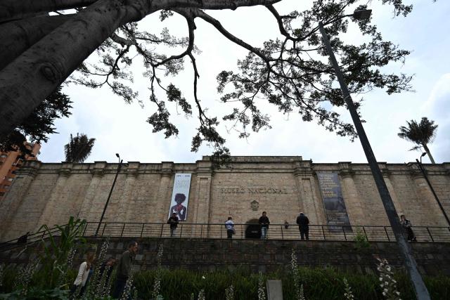 General view of the Nacional museum in Bogota on October 16, 2026. Colombia's new right-wing government has ordered one of the country's top museums to remove dozens of works alluding to LGBTQ rights and the country's peace process, sparking condemnation from visitors. (Photo by Raul ARBOLEDA / AFP)