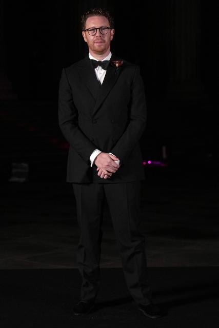 Director of the British Museum Nicholas Cullinan poses upon arrival to attend The British Museum Ball 2026 in London on October 17, 2026. (Photo by CARLOS JASSO / AFP)