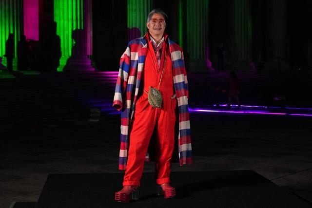 Architect Kulapat Yantrasast poses on the red carpet upon arrival to attend The British Museum Ball 2026 in London on October 17, 2026. (Photo by CARLOS JASSO / AFP)