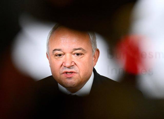 Bulgaria's Interior Minister Ivan Demerdzhiev addresses a joint press conference following talks with his Austrian counterpart on October 19, 2026 at the Foreign Office in Vienna, Austria. (Photo by HANS KLAUS TECHT / APA / AFP) / Austria OUT