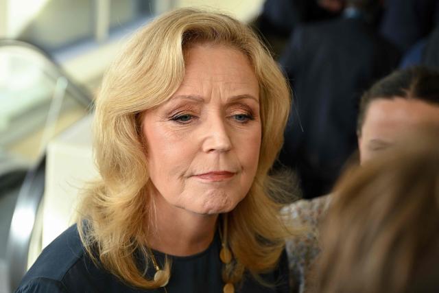 (FILES) Centre Party leader Elisabeth Thand Ringqvist arrives for a session of the Swedish Parliament Riksdagen on October 15, 2026 in Stockholm, as they meet to vote for a prime minister after the general elections. Sweden's parliament speaker said on October 19, 2026  he had asked Centre Party leader Elisabeth Thand Ringqvist to try to form a government with left and right wing parties. Sweden's opposition left-wing bloc won a three-seat majority in September 13 parliament elections over the right-wing bloc headed by outgoing prime minister Ulf Kristersson, but opposition leader Magdalena Andersson of the Social Democrats has failed in several attempts to build a left-wing government. (Photo by Jonathan Nackstrand / AFP)