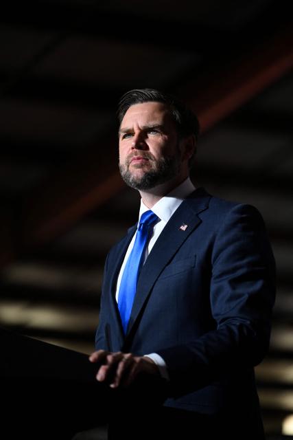 US Vice President JD Vance speaks during a campaign rally in Hendersonville, North Carolina, on October 19, 2026. (Photo by Kenny Holston/The New York Times / POOL / AFP)