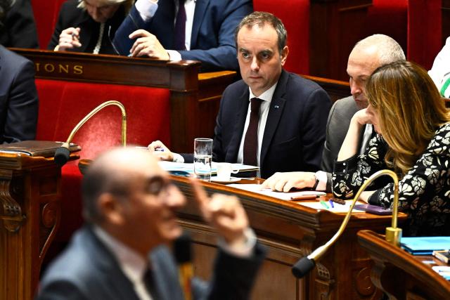 France's Prime Minister Sebastien Lecornu looks on during a session of questions to the government at the French National Assembly, French Parliament's lower house in Paris on October 21, 2026. (Photo by JULIEN DE ROSA / AFP)