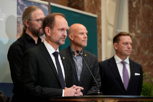 Denmark's Defence Minister Jeppe Bruus addresses a press conference at the Ministry of Defence in Copenhagen, on October 22, 2026. Denmark said on October 22, 2026 it was buying long-range missiles from US and Norwegian manufacturers, one year after the Scandinavian country announced its intention to acquire such weapons to deter Russia.
"We have bought two different missile systems: Norwegian strike missiles from Kongsberg, which can in particular be launched from our F-35 fighter jets, and Anthem missiles from the American company Covenant, which can be fired from land," Danish Defence Minister Jeppe Bruus told a press conference, without specifying the number of missiles or the costs. (Photo by Emil Helms / Ritzau Scanpix / AFP) / Denmark OUT