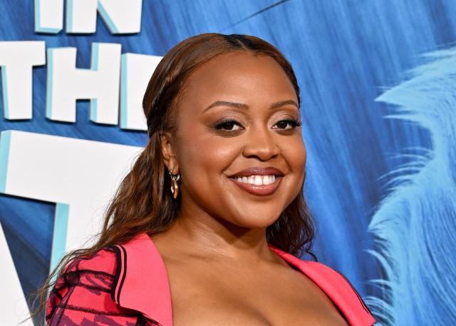 US actress Quinta Brunson attends "The Cat in the Hat" world premiere at Warner Bros. Studios in Burbank, California, on October 25, 2026. (Photo by Katie FLORES / AFP)