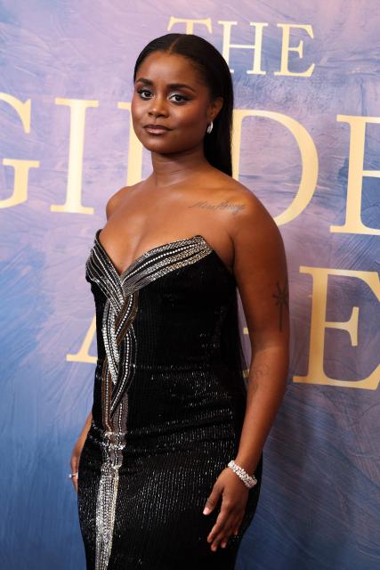 US actress and singer Denee Benton attends the New York premiere of HBO's "The Gilded Age" season 4 at the AXA Equitable Center in New York on October 26, 2026. (Photo by CHARLY TRIBALLEAU / AFP)