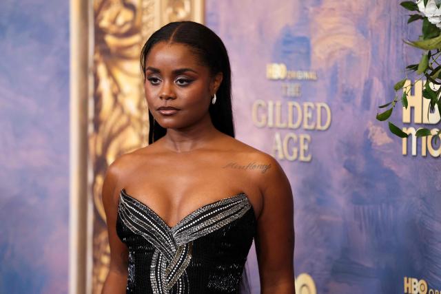US actress and singer Denee Benton attends the New York premiere of HBO's "The Gilded Age" season 4 at the AXA Equitable Center in New York on October 26, 2026. (Photo by CHARLY TRIBALLEAU / AFP)