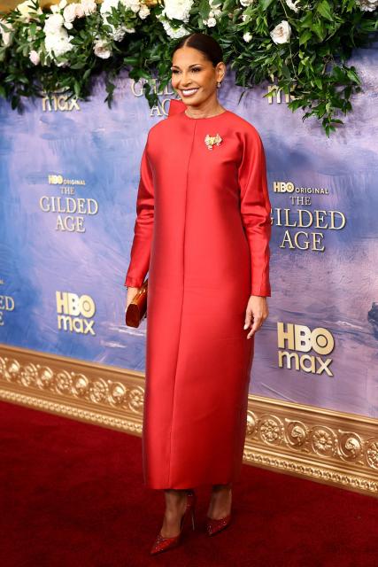 US actress Salli Richardson-Whitfield attends the New York premiere of HBO's "The Gilded Age" season 4 at the AXA Equitable Center in New York on October 26, 2026. (Photo by CHARLY TRIBALLEAU / AFP)