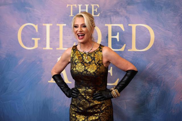 US TV personality Dorinda Medley attends the New York premiere of HBO's "The Gilded Age" season 4 at the AXA Equitable Center in New York on October 26, 2026. (Photo by CHARLY TRIBALLEAU / AFP)