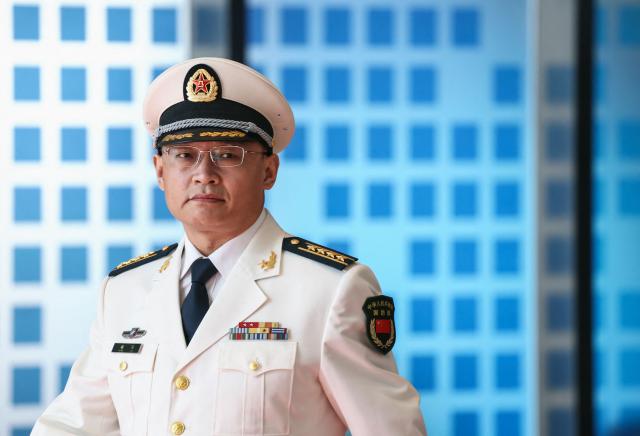 China's Defence Attache to the Philippines Yang Lei arrives before the 13th ASEAN Defence Ministers’ Meeting-Plus (ADMM-Plus) in Cebu on October 29, 2026. (Photo by ELOISA LOPEZ / POOL / AFP)