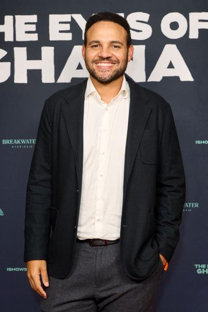Producer Ethan Lewis attends "The Eyes of Ghana" premiere at AMC Citywalk in Universal City, California on October 28, 2026. (Photo by Unique Nicole / AFP)