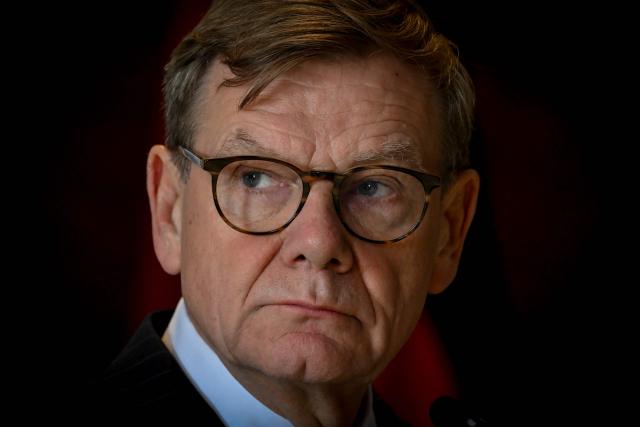 German Foreing Affairs Minister Johann Wadephul gestures during a press conference at the Panamanian Foreign Ministry in Panama City, on October 29, 2026. (Photo by Martin BERNETTI / AFP)