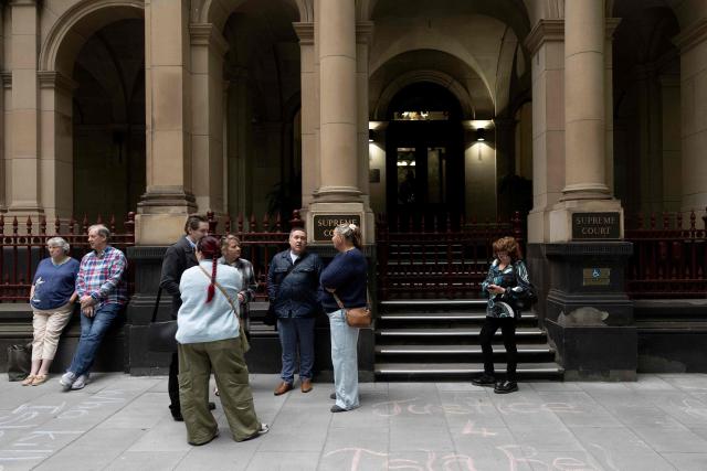The outside of the Supreme Court of Victoria is seen in Melbourne on October 30, 2026 ahead of the judgement in Erin Patterson's appeal. Australian mushroom murderer Erin Patterson lost a bid to overturn her convictions on Friday, failing to prove she was wrongfully blamed for killing three people with a poisoned lunch. (Photo by Martin KEEP / AFP)