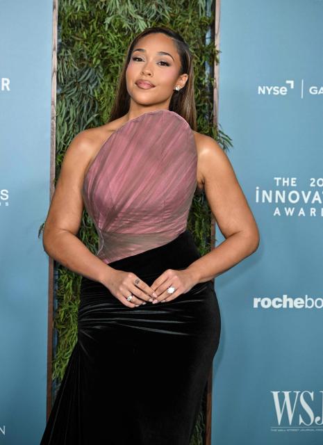 US model and socialite Jordyn Woods attends the WSJ Magazine's Innovator Awards at the Museum of Modern Art (MoMA) in New York on October 29, 2026. (Photo by ANGELA WEISS / AFP)