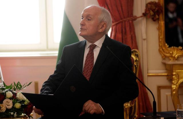 Hungarian President Andras Baka has taken seat for talks with his Egyptian counterpart at the presidential Sandor Palace in Budapest, Hungary, on October 30, 2026. (Photo by Peter Kohalmi / AFP)