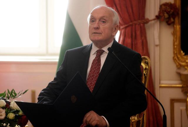 Hungarian President Andras Baka has taken seat for talks with his Egyptian counterpart at the presidential Sandor Palace in Budapest, Hungary, on October 30, 2026. (Photo by Peter Kohalmi / AFP)