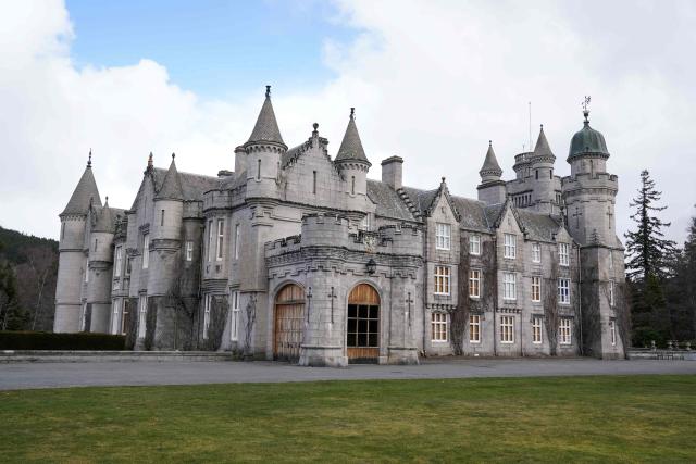 (FILES) In a picture taken on March 30, 2022, Balmoral Castle is pictured near Ballater in Scotland. Scottish police are in the "very early stage" of probing late sex offender Jeffrey Epstein and his accomplice Ghislaine Maxwell's reported 1999 stay at the royal Balmoral estate at the invite of ex-prince Andrew, UK media reported Friday, October 30, 2026. (Photo by Andrew Milligan / POOL / AFP)