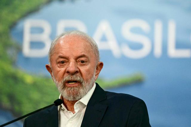 (FILES) Brazil's President Luiz Inacio Lula da Silva speaks during a press conference at the COP30 UN Climate Change Conference in Belem, Para state, Brazil, on November 19, 2025. Lula da Silva will attend the UN COP31 climate conference, which will take place from November 9 to 20 in Antalya, Turkey, a source from his government told AFP on October 31, 2026. (Photo by Pablo PORCIUNCULA / AFP)