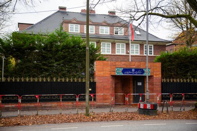 31 October 2024, Hamburg: A view of the Consulate General of the Islamic Republic of Iran in Hamburg. In response to the execution of the German-Iranian dual citizen Sharmahd, the German government closes all three Iranian consulates general in Germany. Photo: Gregor Fischer/dpa