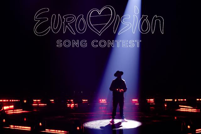 FILED - 14 February 2024, Berlin: Max Mutzke performs "Forever Strong" at the rehearsal for the "Eurovision Song Contest - The German Final 2024". Basel residents on 24 November voted to approve public funding to stage the 2025 Eurovision Song Contest in the Swiss city. Photo: Christoph Soeder/dpa