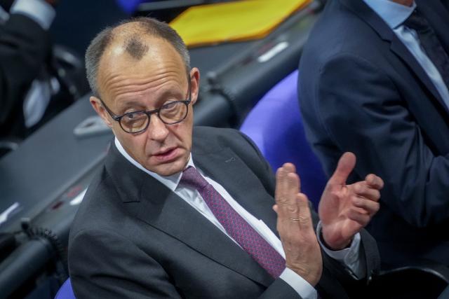 19 December 2024, Berlin: Friedrich Merz  Federal Chairman of the CDU and leader of the CDU/CSU parliamentary group, takes part in the Bundestag session with the debate and vote on a law to protect the Federal Constitutional Court. Photo: Kay Nietfeld/dpa