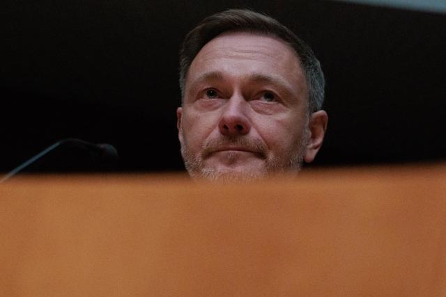 15 January 2025, Berlin: Former German Minister of Finance Christian Lindner attends the meeting of the committee of inquiry into the nuclear phase-out. Photo: Carsten Koall/dpa