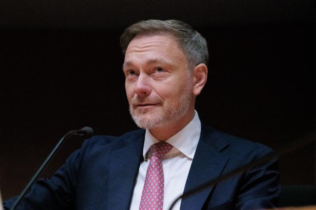 15 January 2025, Berlin: Former German Minister of Finance Christian Lindner attends the meeting of the committee of inquiry into the nuclear phase-out. Photo: Carsten Koall/dpa