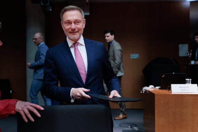 15 January 2025, Berlin: Former German Minister of Finance Christian Lindner attends the meeting of the committee of inquiry into the nuclear phase-out. Photo: Carsten Koall/dpa