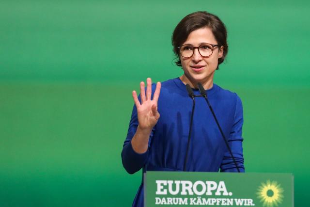 FILED - 10 November 2018, Saxony, Leipzig: Hannah Maria Neumann speaks during the 43rd Federal Delegates' Conference of Alliance 90/The Greens. The European Parliament has confirmed evidence that German MEP Hanna Neumann was subjected to Iranian cyber espionage. Photo: Jan Woitas/dpa-Zentralbild/dpa