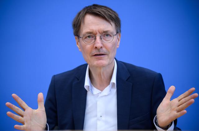 FILED - 12 July 2023, Berlin: Then German Health Minister Karl Lauterbach speaks during a press conference in Berlin. Photo: Bernd von Jutrczenka/dpa