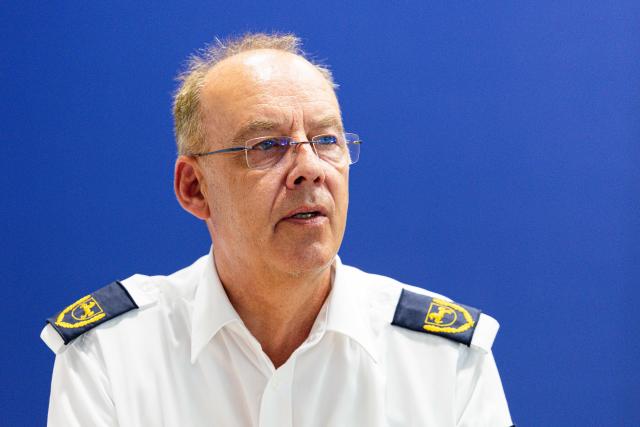 02 July 2025, Lower Saxony, Hanover: Dieter Rohrberg, State Fire Director of Lower Saxony, speaks during a press conference to present the "Annual Review of Fire Protection, Disaster Control and Rescue Services 2024" at the DRK Simulation and Training Center (SITZ). Photo: Michael Matthey/dpa