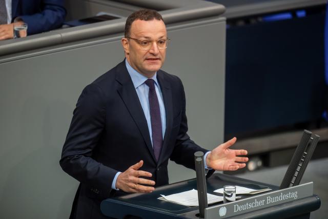 24 June 2025, Berlin: Former German health minister Jens Spahn speaks during a plenarz session at the German Parliament (Bundestag). Photo: Michael Kappeler/dpa