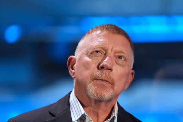 FILED - 03 April 2025, Hamburg: Former German tennis player Boris Becker takes part in the Active City Afterworks at the Rothenbaum tennis stadium. Photo: Marcus Brandt/dpa