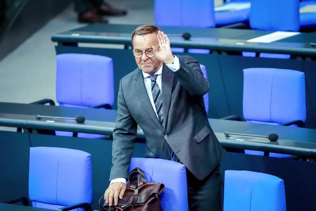 09 July 2025, Berlin: Boris Pistorius, German Minister of Defense, takes part in the general debate on the budget in the plenary session of the Bundestag. The general debate is the highlight of the budget week in the Bundestag. Photo: Kay Nietfeld/dpa