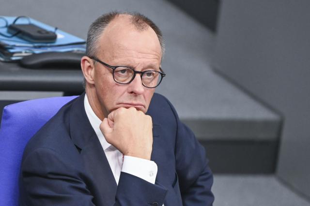 09 July 2025, Berlin: German Chancellor Friedrich Merz attends the general debate on the budget in the plenary session of the Bundestag. The general debate is the highlight of the budget week in the Bundestag. Photo: Katharina Kausche/dpa