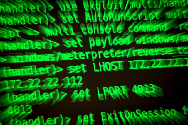 FILED - 12 September 2019, Lower Saxony, Hanover: Letters and numbers light up on a screen running a hacker's tool. A criminal hacker group has obtained the personal data of tens of thousands of holidaymakers from Italian hotels, collected from ID documents required at check-in. Photo: Sina Schuldt/dpa