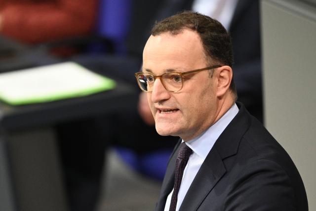 16 October 2025, Berlin: Jens Spahn CDU/CSU parliamentary group leader in the Bundestag, speaks in the debate following the government statement on the EU summit in the Bundestag. In addition to the debate following Chancellor Merz's government statement, the Bundestag also deals with pension legislation and the Military Service Modernization Act. Photo: Niklas Graeber/dpa