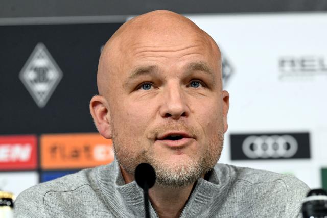 16 October 2025, North Rhine-Westphalia, Moenchengladbach: Rouven Schroeder, new sports director of Bundesliga club Borussia Moenchengladbach, introduces himself to the press at Borussia Park. Photo: Roberto Pfeil/dpa