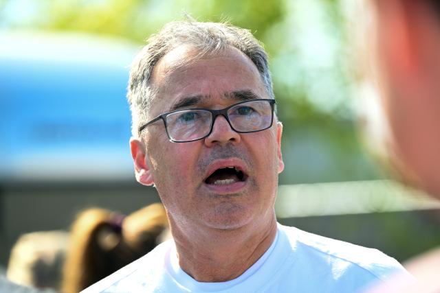 FILED - 24 June 2024, Bavaria, Herzogenaurach: Andreas Rettig, DFB Managing Director Sport, gives a statement during a get-together. Photo: Federico Gambarini/dpa
