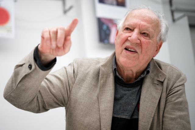 FILED - 15 October 2025, North Rhine-Westphalia, Cologne: German director Werner Herzog questers during an interview with dpa. Photo: Henning Kaiser/dpa