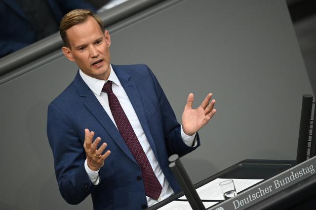 FILED - 16 October 2025, Berlin: Hendrik Streeck, Federal Commissioner for Addiction and Drug Issues, speaks during the debate in the German Bundestag. Photo: Niklas Graeber/dpa