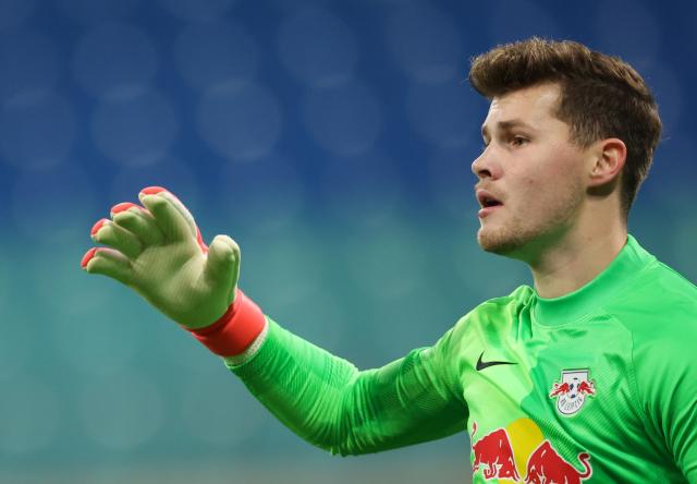 FILED - 28 November 2021, Saxony, Leipzig: Then RB Leipzig's goalkeeper Josep Martinez gestures during a match at the Red Bull Arena. Inter Milan's back-up goalkeeper Josep Martinez has been involved in an accident that killed a 81-year-old man, according to police reports on Tuesday. Photo: Jan Woitas/dpa