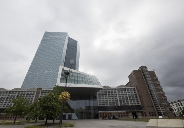 FILED - 11 September 2025, Hesse, Frankfurt_Main: A view of hhe headquarters of the European Central Bank (ECB) in Frankfurt am Main. Photo: Boris Roessler/dpa