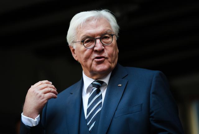30 October 2025, Baden-Wuerttemberg, Heidelberg: German President Frank-Walter Steinmeier visits the Reichspraesident-Friedrich-Ebert Memorial Foundation. Photo: Christoph Schmidt/dpa