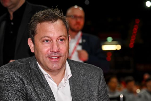 02 November 2025, Bavaria, Munich: German Vice-Chancellor Lars Klingbeil attends the club's annual General Meeting. Photo: Harry Langer/dpa