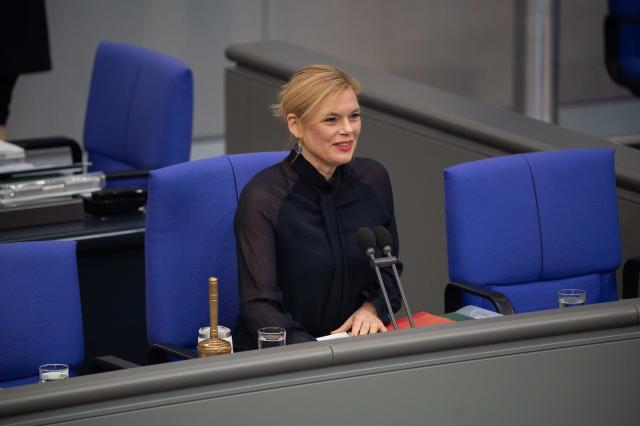 07 November 2025, Berlin: Julia Kloeckner, President of the Bundestag attends a debate at the German Bundestag in Berlin. Photo: Alicia Windzio/dpa
