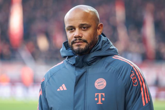 08 November 2025, Berlin: Bayern Munich head of coach Vincent Kompany arrives for the German Bundesliga soccer match between 1. FC Union Berlin and FC Bayern Munich at Stadion An der Alten Foersterei. Photo: Andreas Gora/dpa
